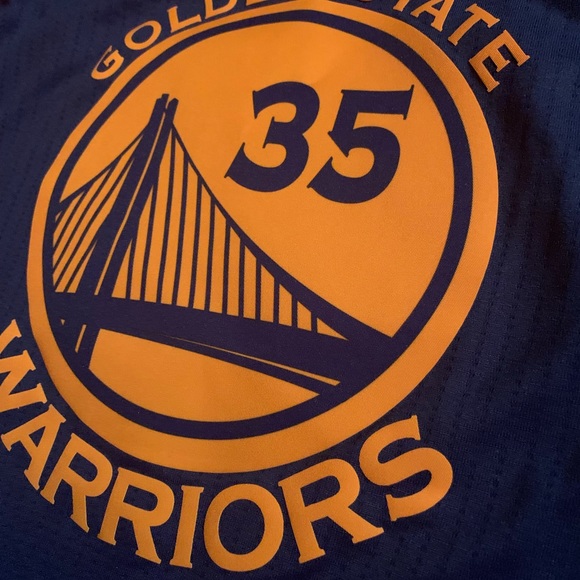 ADIDAS KEVIN DURANT SWINGMAN JERSEY ROYAL/GOLD XL - Picture 4 of 13